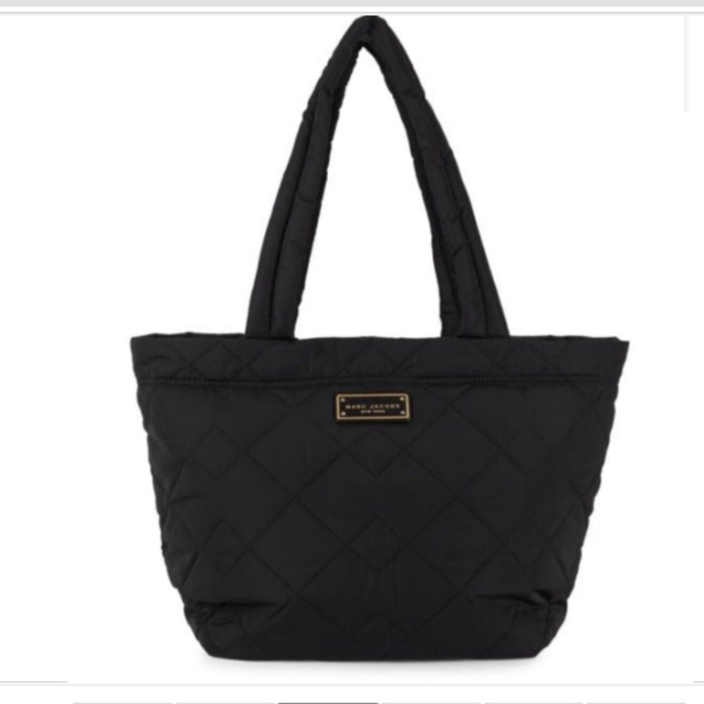Marc Jacobs Quilted Nylon Deco Tote Bag